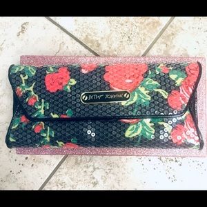 Betsey Johnson sequin clutch (new)